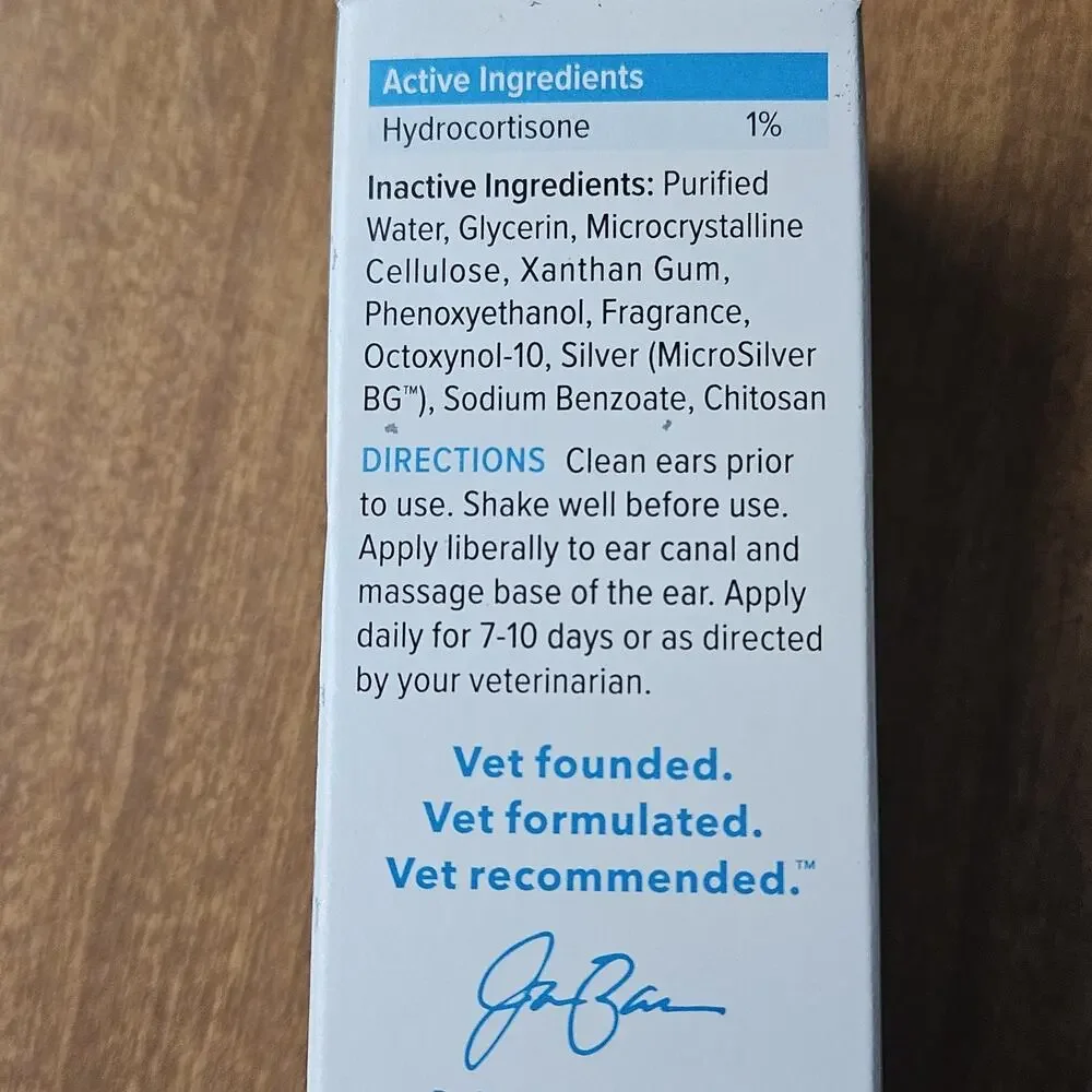 Oticbliss Dog Ear Infection Treatment Dogs Cats Otic Ear Solution Vet Recommend